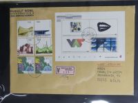 BRD Bund Zusammendrucke auf Brief auf selbstgestalteten Seiten #MA090