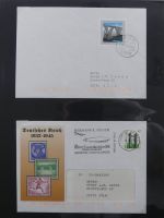 BRD Bund Zusammendrucke auf Brief auf selbstgestalteten Seiten #MA090