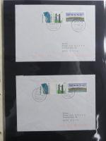 BRD Bund Zusammendrucke auf Brief auf selbstgestalteten Seiten #MA090