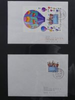 BRD Bund Zusammendrucke auf Brief auf selbstgestalteten Seiten #MA090