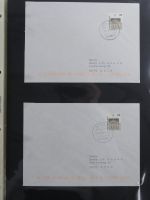 BRD Bund Zusammendrucke auf Brief auf selbstgestalteten Seiten #MA090