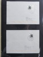 BRD Bund Zusammendrucke auf Brief auf selbstgestalteten Seiten #MA090