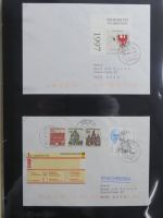 BRD Bund Zusammendrucke auf Brief auf selbstgestalteten Seiten #MA090