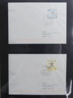 BRD Bund Zusammendrucke auf Brief auf selbstgestalteten Seiten #MA090