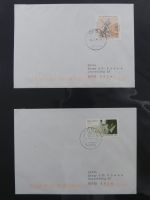 BRD Bund Zusammendrucke auf Brief auf selbstgestalteten Seiten #MA090