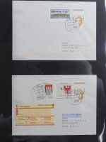 BRD Bund Zusammendrucke auf Brief auf selbstgestalteten Seiten #MA090