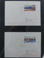 BRD Bund Zusammendrucke auf Brief auf selbstgestalteten Seiten #MA090