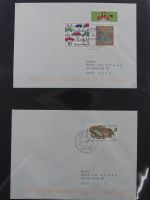 BRD Bund Zusammendrucke auf Brief auf selbstgestalteten Seiten #MA090