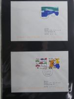 BRD Bund Zusammendrucke auf Brief auf selbstgestalteten Seiten #MA090