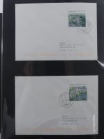 BRD Bund Zusammendrucke auf Brief auf selbstgestalteten Seiten #MA090