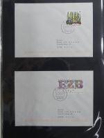 BRD Bund Zusammendrucke auf Brief auf selbstgestalteten Seiten #MA090