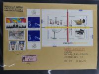 BRD Bund Zusammendrucke auf Brief auf selbstgestalteten Seiten #MA090