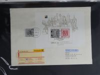 BRD Bund Zusammendrucke auf Brief auf selbstgestalteten Seiten #MA090