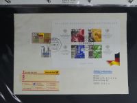 BRD Bund Zusammendrucke auf Brief auf selbstgestalteten Seiten #MA090