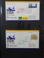 BRD Bund Erstflüge Lufthansa auf selbstgestalteten Seiten #MA096