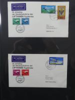 BRD Bund Erstflüge Lufthansa auf selbstgestalteten Seiten #MA096