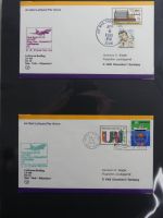 BRD Bund Erstflüge Lufthansa auf selbstgestalteten Seiten #MA096