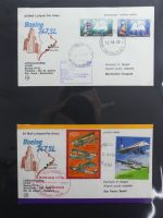 BRD Bund Erstflüge Lufthansa auf selbstgestalteten Seiten #MA096