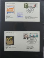 BRD Bund Erstflüge Lufthansa auf selbstgestalteten Seiten #MA096