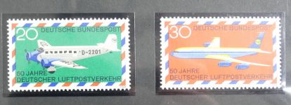 BRD Bund Erstflüge Lufthansa auf selbstgestalteten Seiten #MA096