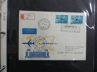 BRD Bund Erstflüge Lufthansa auf selbstgestalteten Seiten #MA096