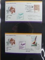 BRD Bund Erstflüge Lufthansa auf selbstgestalteten Seiten #MA097