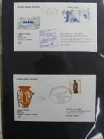 BRD Bund Erstflüge Lufthansa auf selbstgestalteten Seiten #MA097