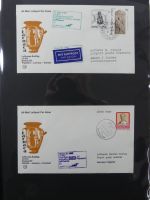 BRD Bund Erstflüge Lufthansa auf selbstgestalteten Seiten #MA097