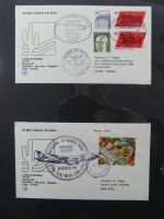 BRD Bund Erstflüge Lufthansa auf selbstgestalteten Seiten #MA097