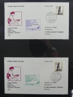 BRD Bund Erstflüge Lufthansa auf selbstgestalteten Seiten #MA097