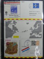 BRD Bund Kinderdorf Ballonpost auf selbstgestalteten Seiten #MA098