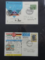 BRD Bund Kinderdorf Ballonpost auf selbstgestalteten Seiten #MA098