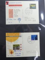 BRD Bund Kinderdorf Ballonpost auf selbstgestalteten Seiten #MA098