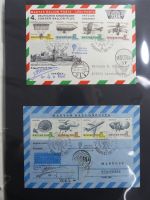 BRD Bund Kinderdorf Ballonpost auf selbstgestalteten Seiten #MA098