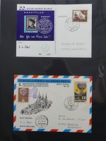 BRD Bund Kinderdorf Ballonpost auf selbstgestalteten Seiten #MA098