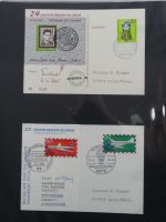 BRD Bund Kinderdorf Ballonpost auf selbstgestalteten Seiten #MA098