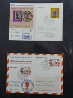 BRD Bund Kinderdorf Ballonpost auf selbstgestalteten Seiten #MA098