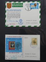 BRD Bund Kinderdorf Ballonpost auf selbstgestalteten Seiten #MA098