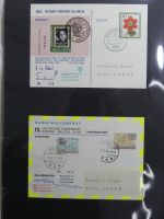 BRD Bund Kinderdorf Ballonpost auf selbstgestalteten Seiten #MA098