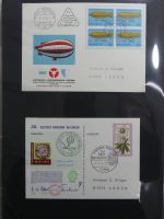 BRD Bund Kinderdorf Ballonpost auf selbstgestalteten Seiten #MA098