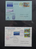 BRD Bund Kinderdorf Ballonpost auf selbstgestalteten Seiten #MA098