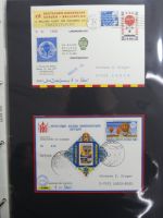 BRD Bund Kinderdorf Ballonpost auf selbstgestalteten Seiten #MA098