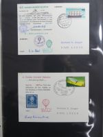 BRD Bund Kinderdorf Ballonpost auf selbstgestalteten Seiten #MA098