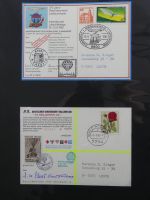 BRD Bund Kinderdorf Ballonpost auf selbstgestalteten Seiten #MA098