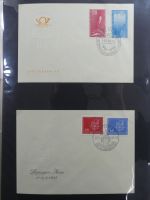 DDR Sammlung FDCs mit Besseren auf selbstgestalteten Seiten #MA100