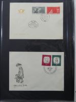 DDR Sammlung FDCs mit Besseren auf selbstgestalteten Seiten #MA100