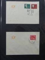DDR Sammlung FDCs mit Besseren auf selbstgestalteten Seiten #MA100