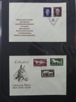 DDR Sammlung FDCs mit Besseren auf selbstgestalteten Seiten #MA100