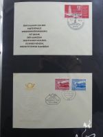 DDR Sammlung FDCs mit Besseren auf selbstgestalteten Seiten #MA100