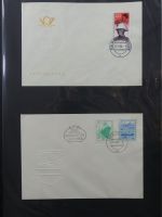 DDR Sammlung FDCs mit Besseren auf selbstgestalteten Seiten #MA100